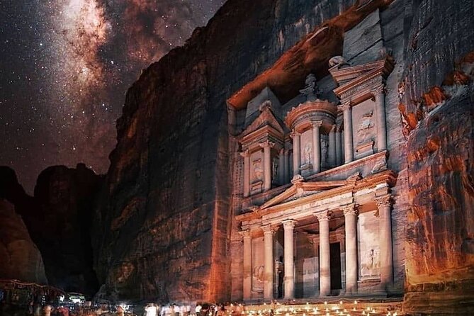 3 Days Petra Wadi Rum Aqaba and Dead Sea Private Guided Tour - Wadi Rum after dark