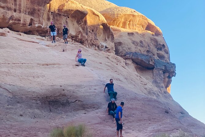 4 Hour Jeep Tour (morning or sunset) - Wadi Rum Desert Highlights - The red sand dune: effort rewarded with a wide view