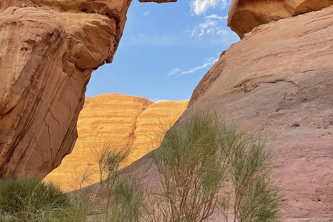 4 Hour Jeep Tour Wadi Rum Desert Highlights (morning or sunset) - Climbing the Al Ramal red sand dune