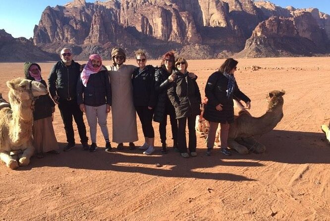 4 hours Jeep tour with overnight - Starting with tea in Wadi Rum Village