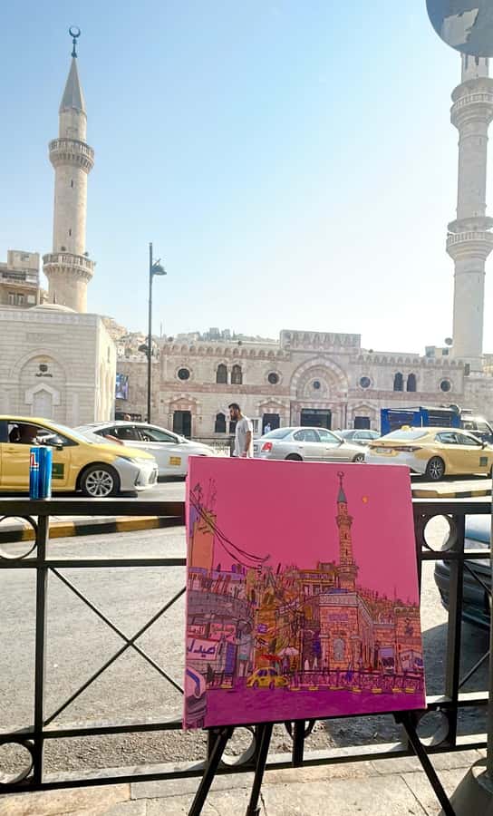 Amman: Culture, History, Tradition & Food Day or Night Tour - Tea with a city view