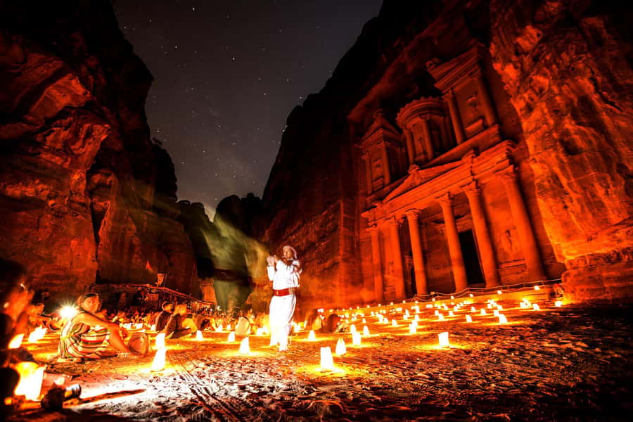 Amman: Petra by Night Tour with Optional Day Visit - Petra Light Festival and the ticket question