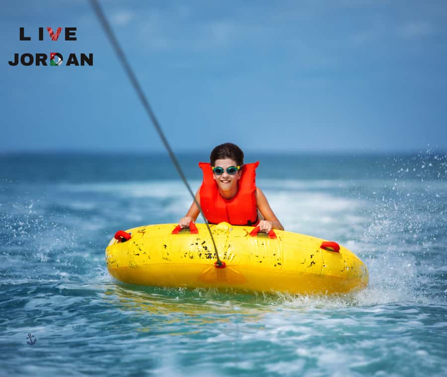 Aqaba : All Water Sports Adventure in the Red Sea - The Speedboat Ride Connects the Activities