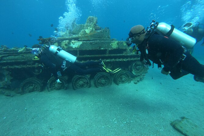 Aqaba Private Scuba Diving Activity with Pick Up - The Tank and Aqaba’s unusual underwater museum