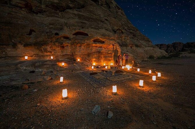 Cooking outside in little Petra between the Mountains. - A fire, a cave, and a slower kind of dinner