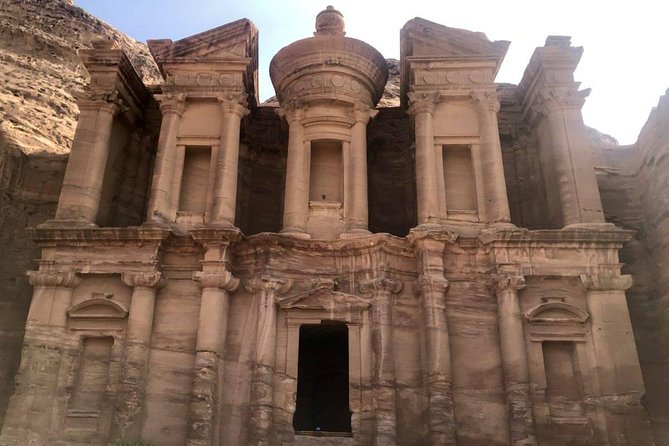 Day Tour to Petra from Amman - Walking through the Siq to the Treasury