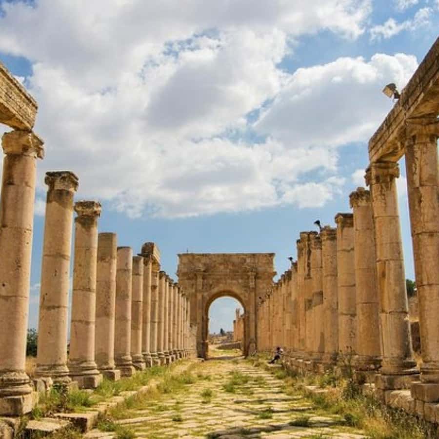Explore Northern Jordan:Amman to Jerash, Ajloun,and Umm Qais - Ajloun Castle and the green hills