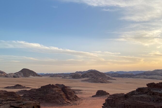 Explore Wadi Rum: Jeep Tour, Bed and Breakfast, and Dinner - Dinner, breakfast, and a night in the desert