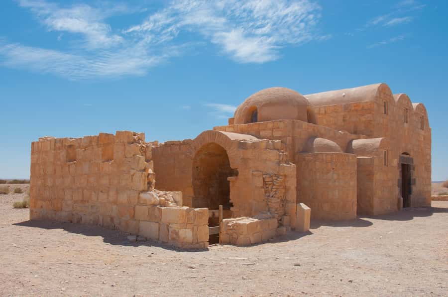 From Amman: Desert Castles of Eastern Jordan Tour - Qasr Al-Kharanah, a fortress with a puzzle inside