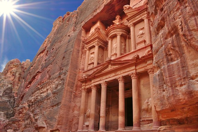 From Amman: one day tour to Petra - Arriving in Wadi Musa and entering Petra
