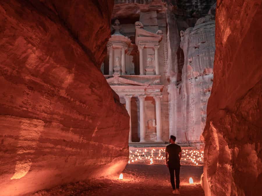From Amman: Petra Private Tour - The Theatre and the route through ancient Petra