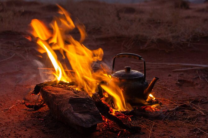 From Aqaba: Wadi Rum Desert Tour with taxi transfers from Aqaba - A Bedouin lunch served in the desert