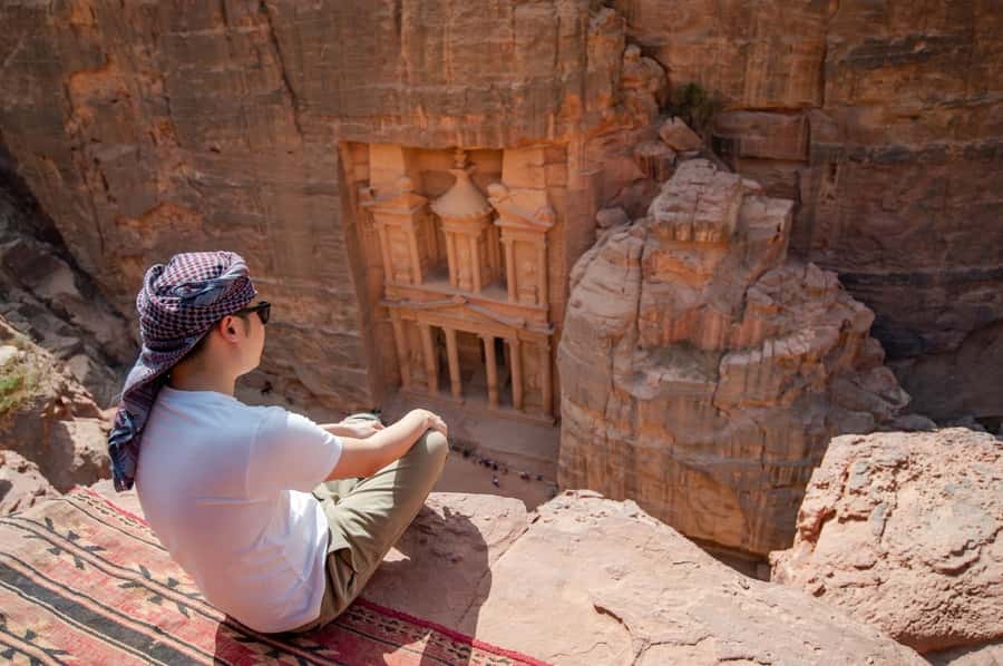 From Eilat: Petra Day Group Tour - The Viewpoint Stop and a Note About Shopping