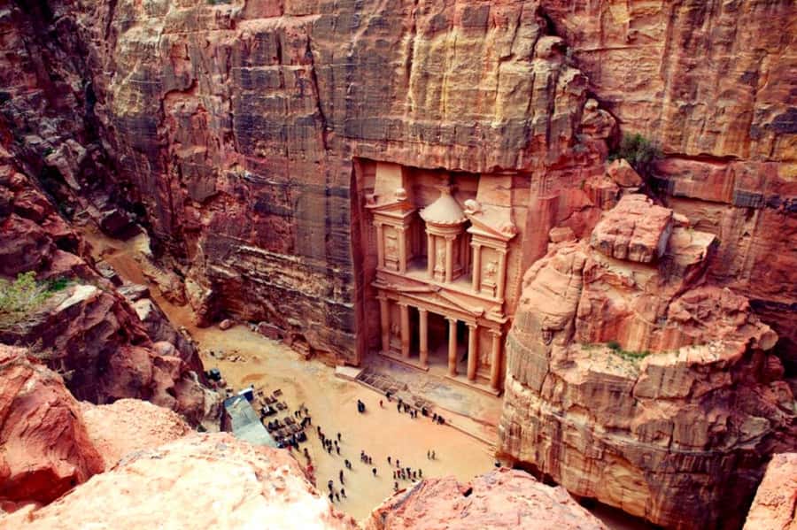 From Jerusalem: Petra, Wadi Rum & Aqaba 2-Day Glamping Tour - Walking through Petra’s Siq