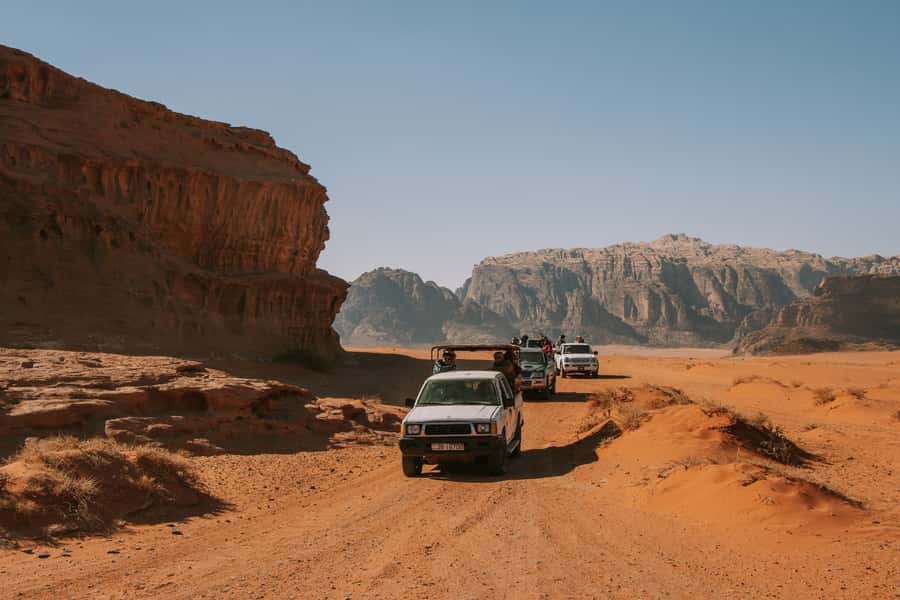 From Tel Aviv: Petra & Wadi Rum Glamping 2-Day Tour - Aqaba: castle views and optional beach time