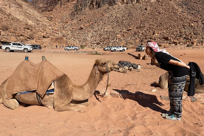 Full Day 4x4 Classic Desert Tour with overnight in private tent - Lunch in the desert keeps the day comfortable