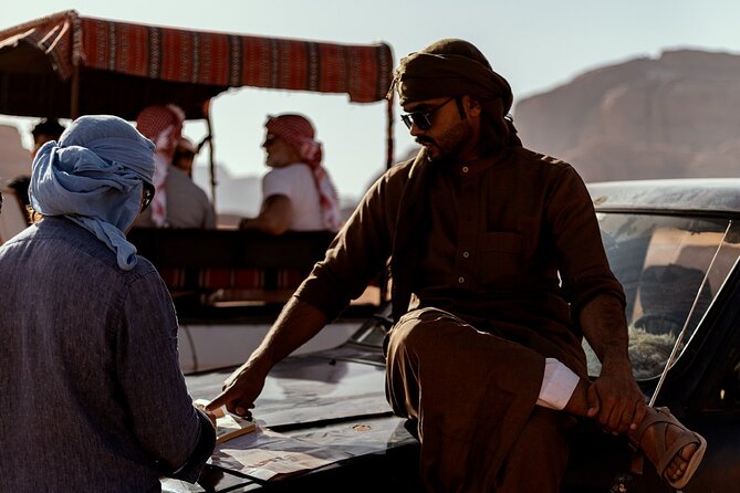 Full-Day 4x4 Wild Desert Expedition with night in private tent - Starting at Wadi Rum Village at 9 a.m.