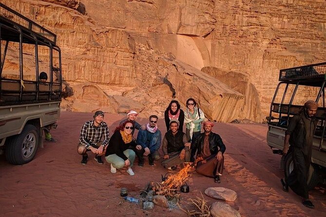Full Day Jeep and Camel Tour - Walking through Abu Khasaba Canyon
