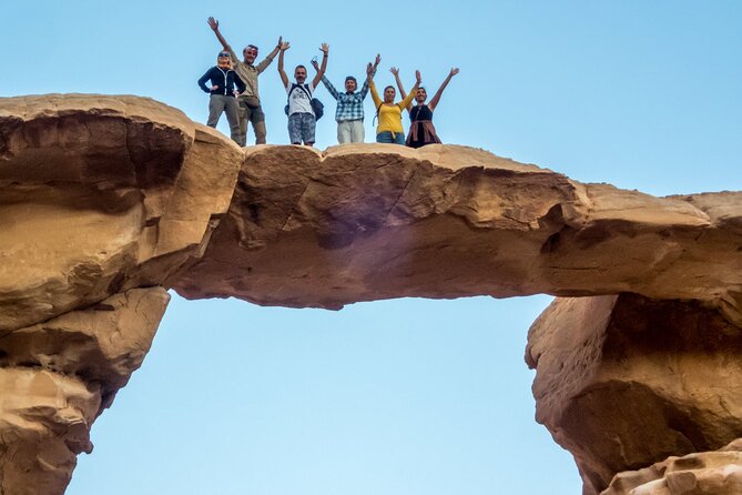 Full Day Jeep & Camel Tour No stay - The first sights: dunes, carvings, and Mushroom Rock