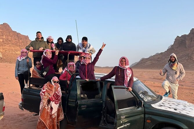 Full Day Jeep Tour and overnight stay (all meals included) - Walking through Abu Khashaba Canyon