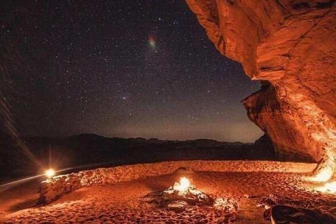 Full-Day Jeep Tour and Sleeping in cave Night Under the Stars - Khazali Canyon and ancient markings