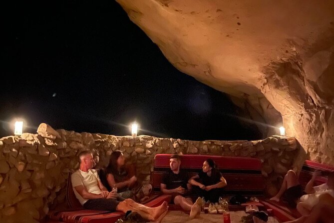 Full-Day Jeep Tour and Sleeping in cave Night Under the Stars - Mushroom Rock and Um Frouth Arch