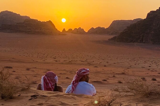 Full day Jeep Tour in Wadi Rum desert - Sunset tea in the Moon Valley