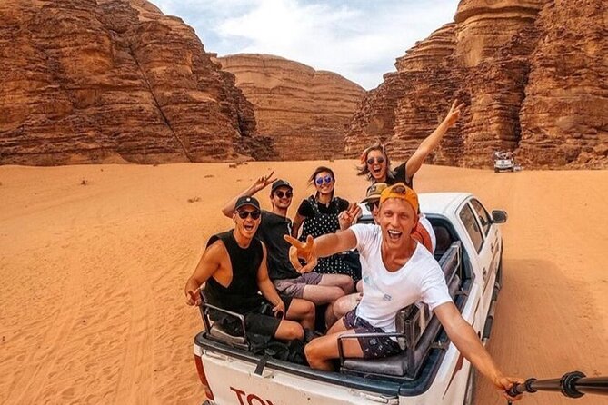 Full Day Jeep Tour with Overnight in Bedouin Camp - Khazali Canyon and its ancient carvings