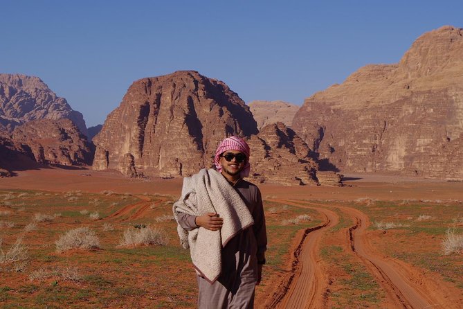 Full Day Jeep Tour with Overnight in beduin Camp Stay! (All Meals Included) - Khazali Canyon: inscriptions in a narrow passage