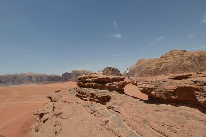 Full Day Jeep Tour with Overnight in beduin Camp Stay! (All Meals Included) - Red sand, Little Bridge, and a simple desert lunch