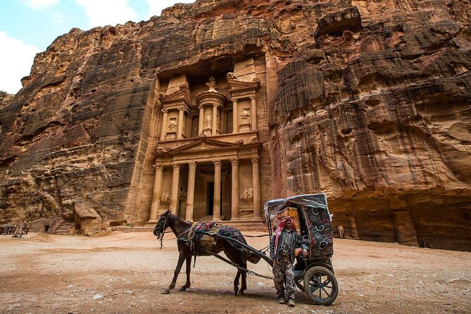 Full Day Petra and Wadi Rum Tour from Amman - Petra’s tombs, theater, and Monastery