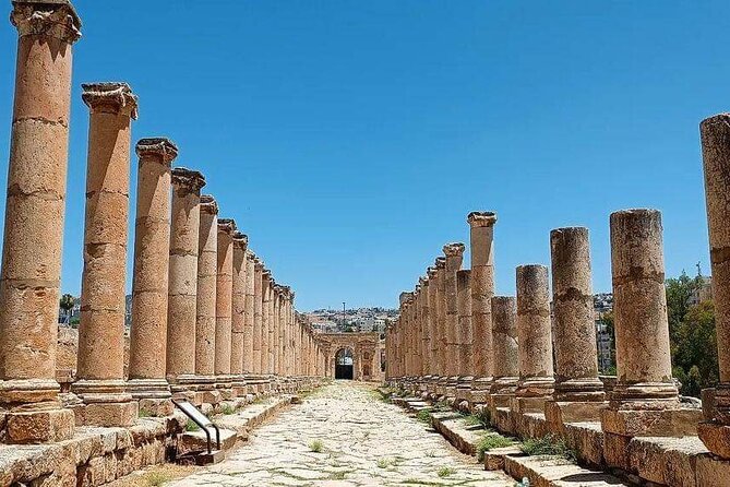 Full Day Private InterCity Tour Jerash Ajloun Umm Qais from Amman - Three hours among the Roman ruins of Jerash