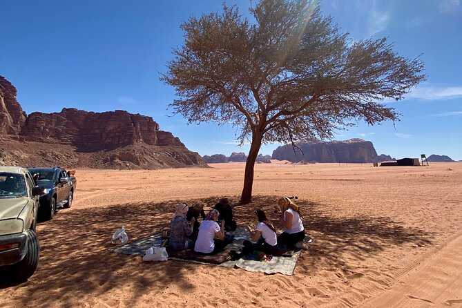 Full Day Private Jeep Tour in Wadi Rum - Red Sand Dunes and the first active stop