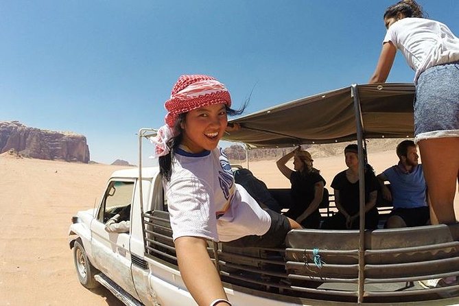 Half-Day Jeep Safari "Wadi Rum Highlights!" w/ Professional Bedouin Guide - The Jeep ride and the best seat