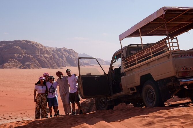 Half day Jeep Tour in Wadi Rum incl. water and Bedouin tea - Lawrence Spring, a working water source in the desert