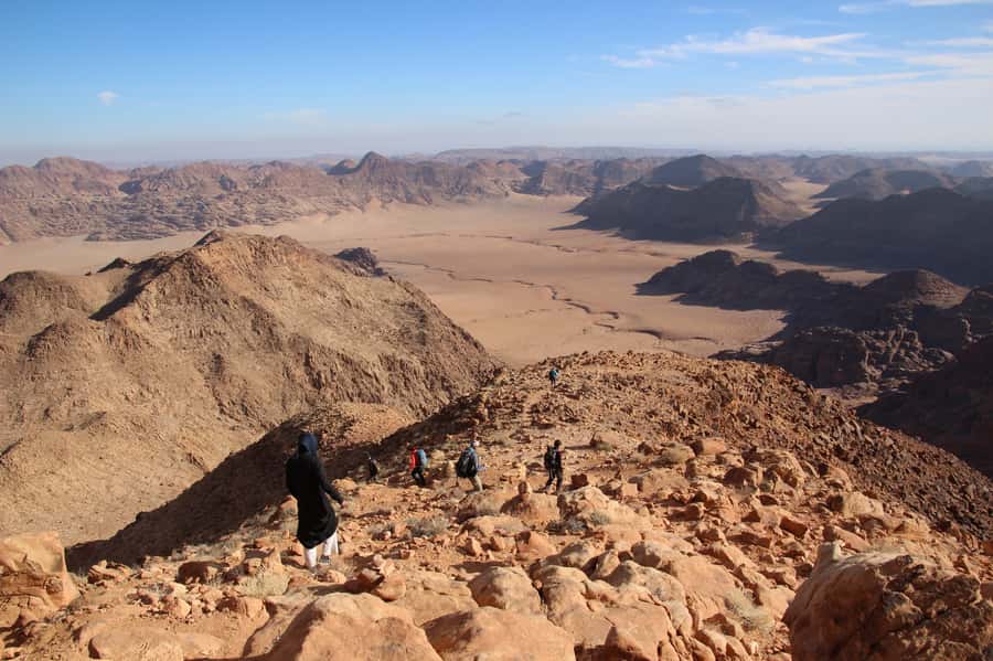 Hike to Jordan's Highest Mountain, Umm Ad Dami & Overnight - The jeep ride into the southern desert