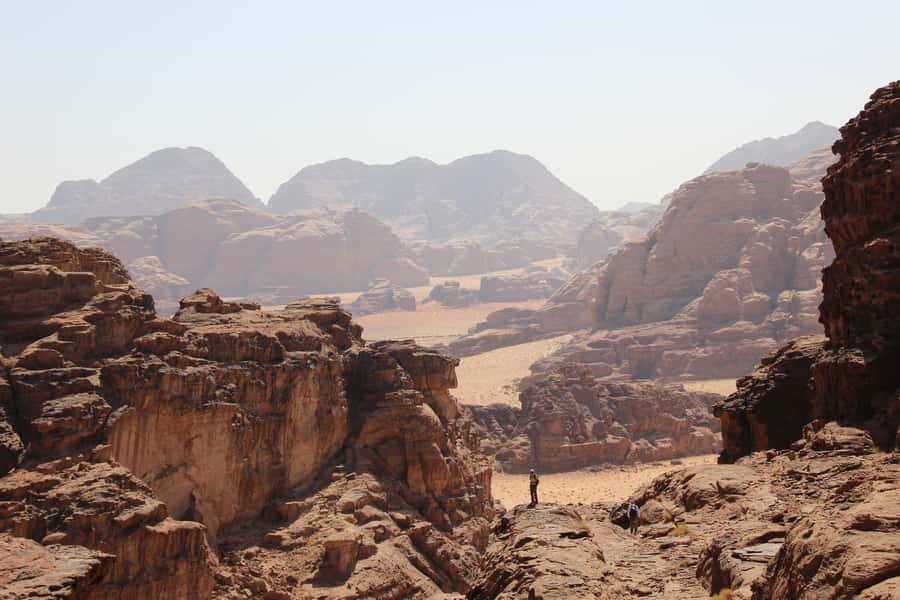 Hike to Jordan's Highest Mountain, Umm Ad Dami & Overnight - Tea, lunch, and the Wadi Rum desert