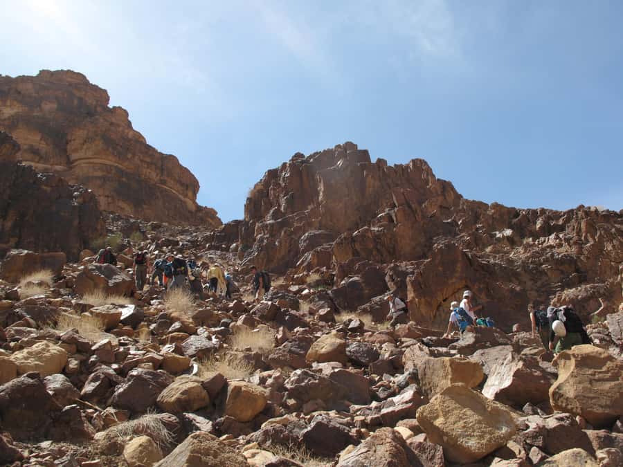 Hike to Jordan's Highest Mountain, Umm Ad Dami & Overnight - Dinner under sand and a night at Fire Camp