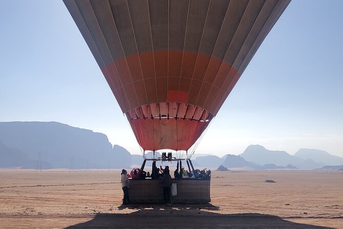 Hot Air Balloon Flight at Wadi Rum - Wadi Rum beyond the aerial view