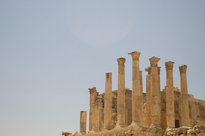 Jerash, Ajloun, Umm Qais Day Trip - Umm Qais: ancient ruins with a three-country view