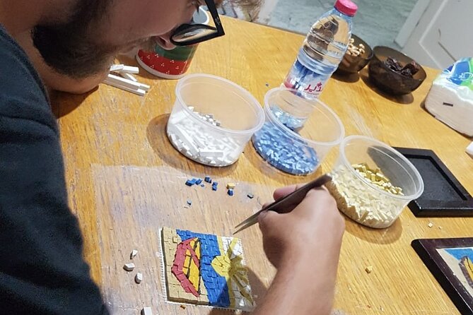 Mosaic Art Class in Amman - Creating a 10-by-10-centimeter keepsake