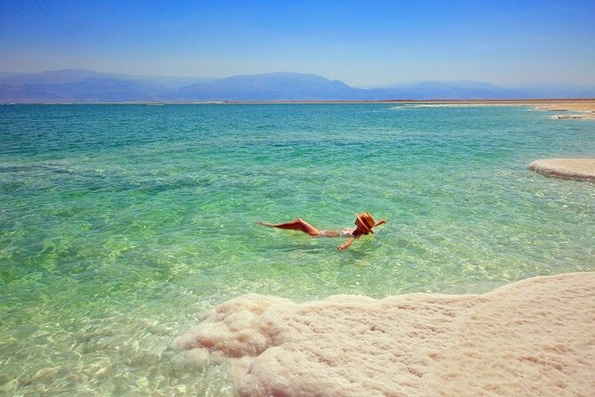One Day Dead Sea From Aqaba - Floating in water that refuses to let you sink
