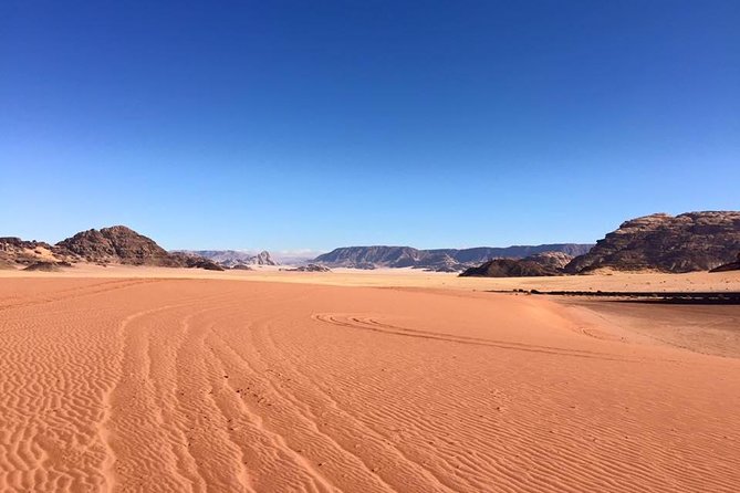 Petra and Wadi Rum 2 Days Tour from Aqaba - Wadi Rum: open desert and a sunset jeep ride