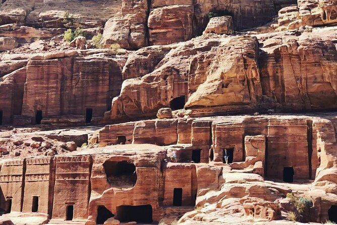 Petra Round-Trip Tour from the Dead Sea - The Treasury and the Street of Facades