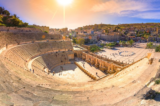 Private Amman City Sightseeing with Optional Arabic Mezze Lunch and Turkish Bath - Rainbow Street, Abdoun, and Swefieh