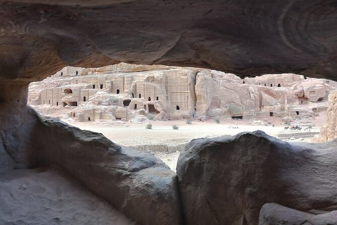 Private Petra Back Entrance Tour with Guide . - Royal Tombs and the Theater viewpoint