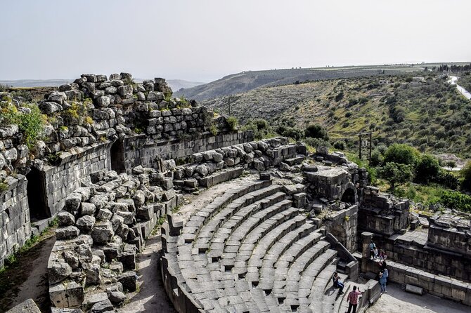 Trip to Jerash, Ajloun and Umm Qais - Umm Qais and Gadara: basalt ruins with a big view