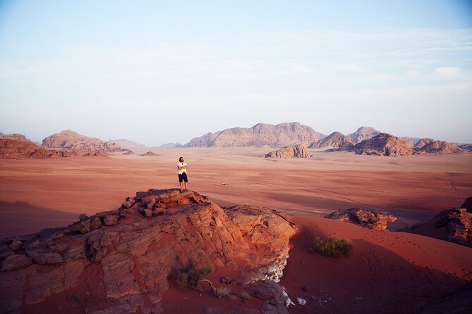 Two-Hour Jeep Safari "Wadi Rum Highlights!" w/ Professional Guide - Riding the 4WD Jeep across the red sand