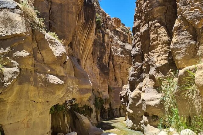 Wadi Hora and Wadi Bin Hammad Canyoning Adventure - Waterfalls, rock walls, and the route into Wadi Bin Hammad
