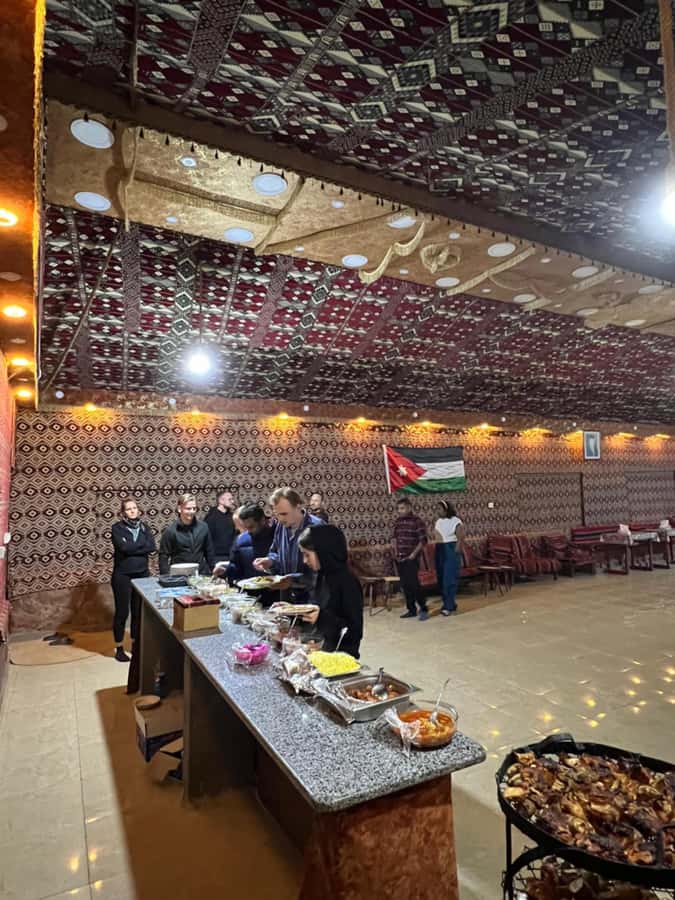 Wadi Rum: 1-Night Jeep Tour with Dinner and Breakfast - Khazali Canyon, where a short walk adds context